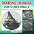 Marine iguana Punkte Linien...