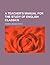 A teacher's manual for the study of English classics