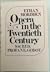 Opera in the Twentieth Century: Sacred, Profane, Godot
