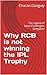 Why RCB is not winning the IPL Trophy by Charan Ganguly