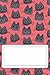 Composition Notebook - Black Cats - Pink by Cassandra Scott