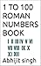 1 TO 100 ROMAN NUMBERS BOOK