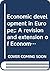 Economic development in Eur...
