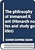 The philosophy of Immanuel ...