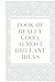 The Book of Really Good Almost Brilliant Ideas by Koeneman