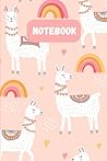 notebook: pink llama print journal, 120 pages, ideal for teens, students and people who love pink.