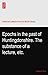 Epochs in the past of Huntingdonshire. The substance of a lecture, etc.