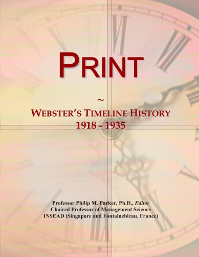 Print: Webster's Timeline History, 1918 - 1935 (Paperback)
