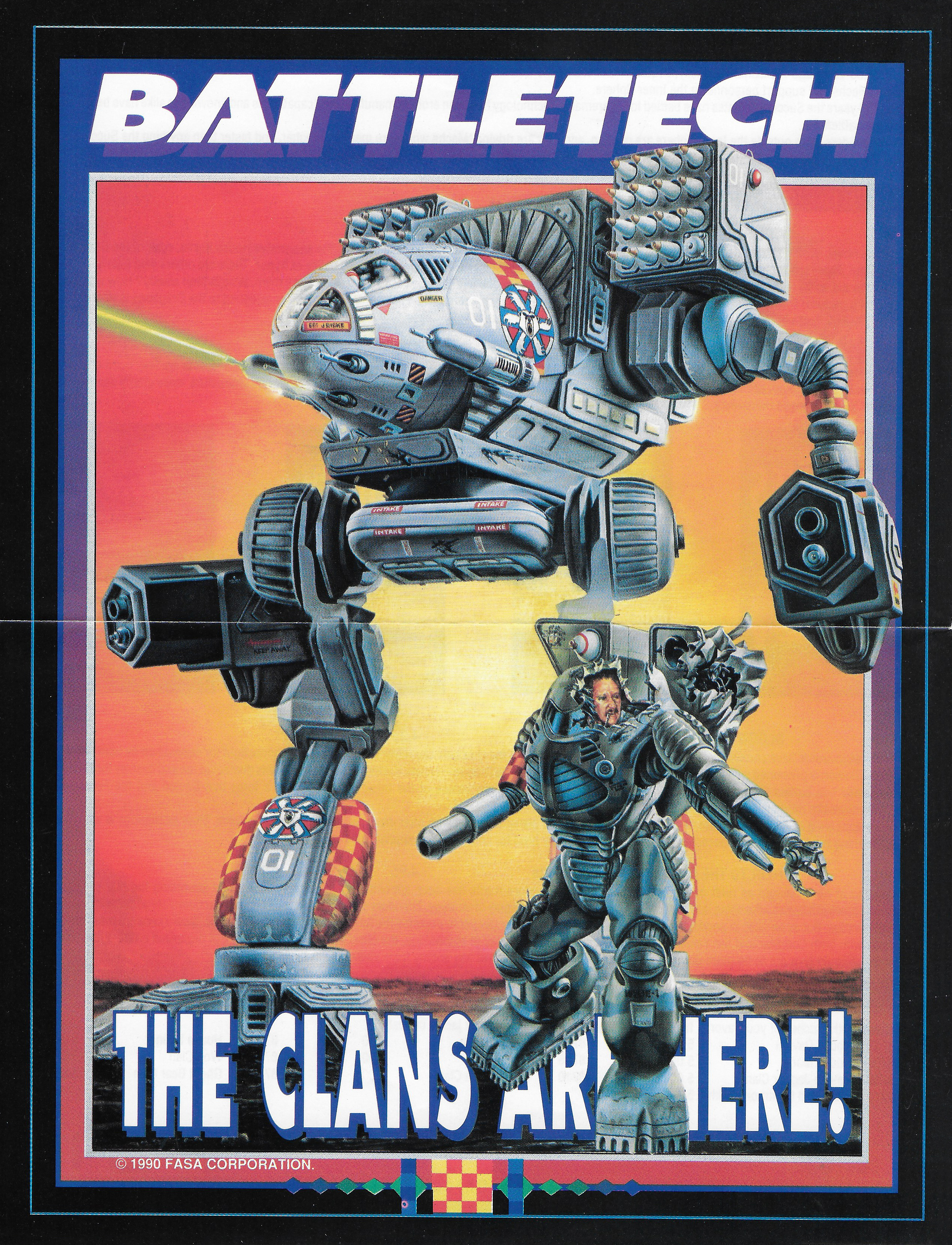 Battletech Poster: The Clans Are Here!