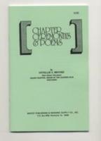 Chapter Ceremonies and Poems