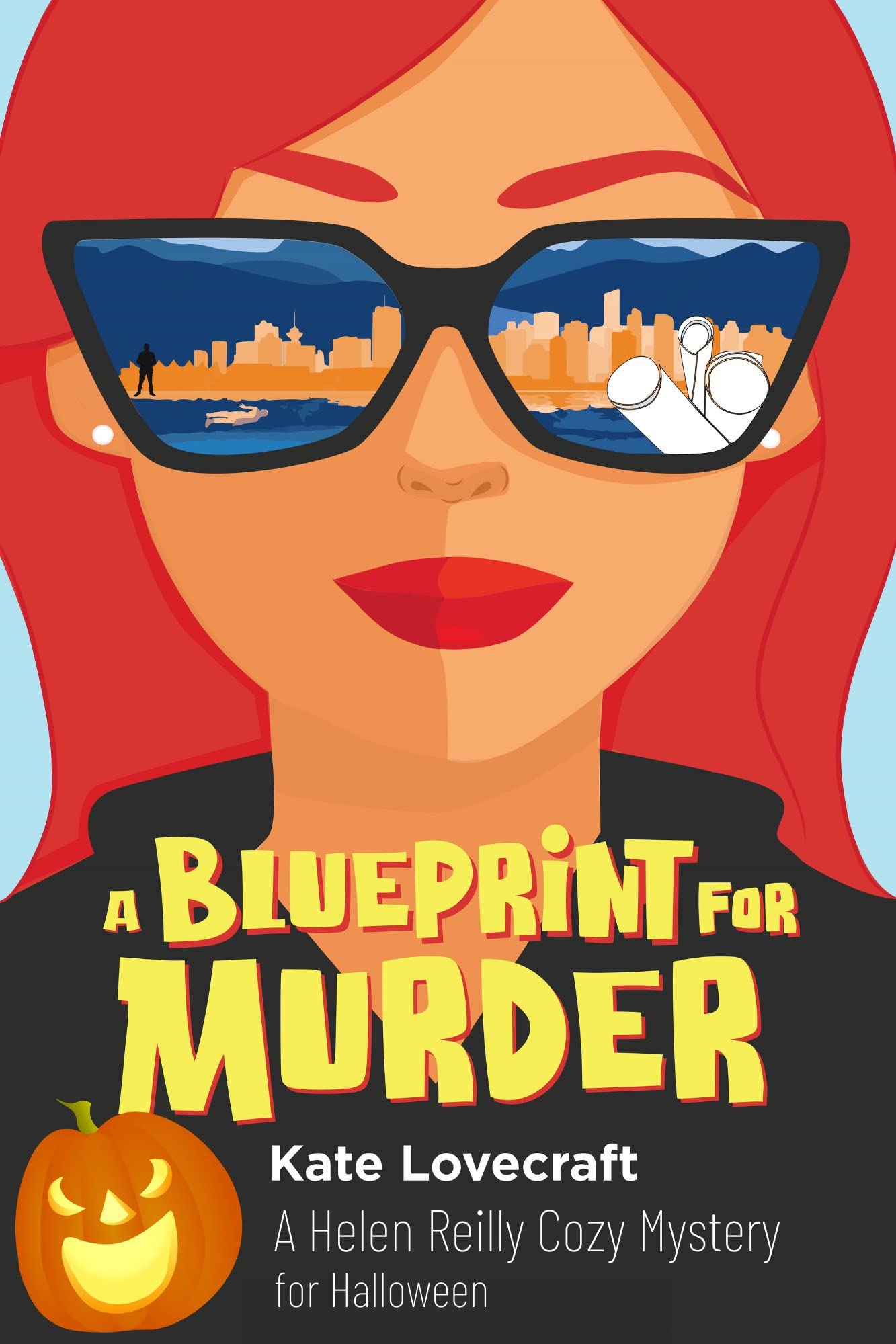 A Blueprint for Murder: A Helen Reilly Mystery (Urban Cozy for Halloween) (The Helen Reilly Mystery Series Book 2)