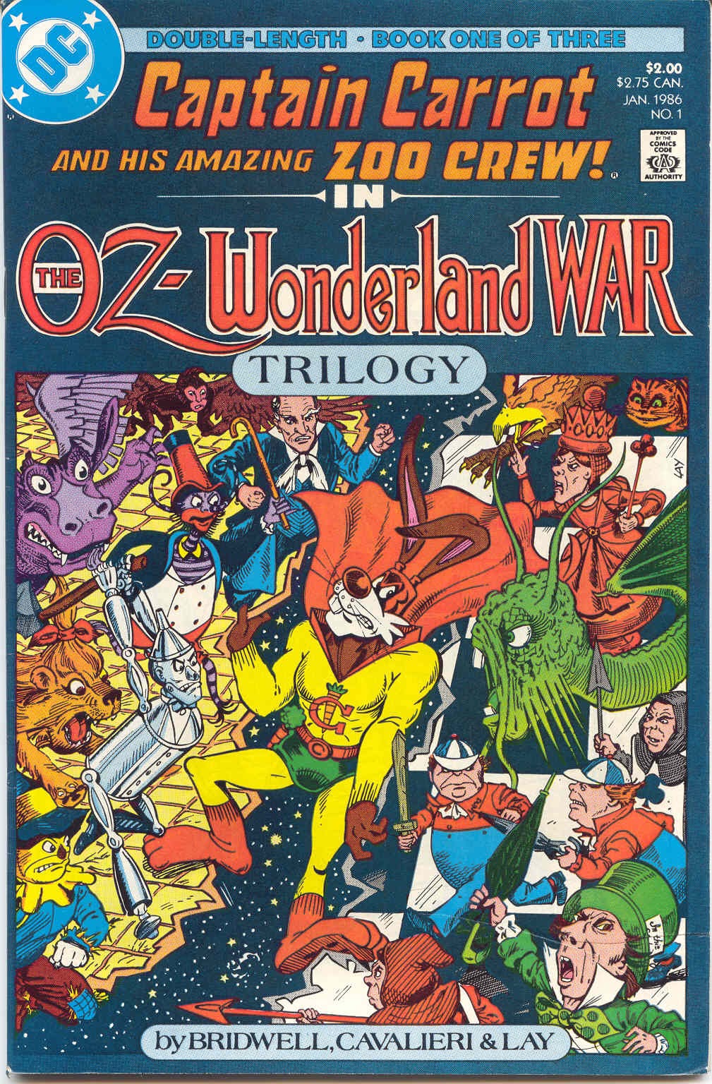 The OZ-Wonderland War #1 Featuring: Captain Carrot and his Amazing Zoo Crew! (Comic)