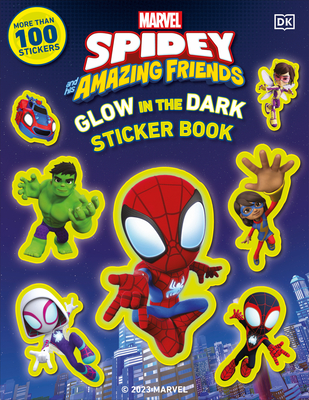 Marvel Spidey and His Amazing Friends Glow in the Dark Sticker Book: With More Than 100 Stickers (Disney Junior: Marvel Spidey and His Amazing Friends)