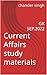 Current Affairs study mater...