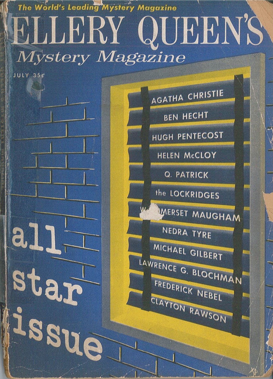 Ellery Queen's Mystery Magazine, July 1958 (Volume 32, No. 1)