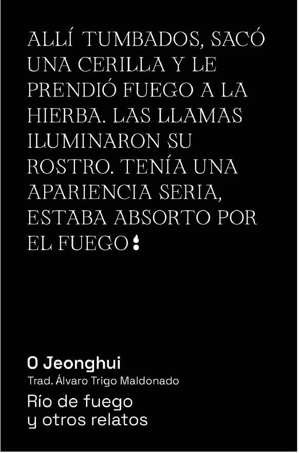 Portada de Río de fuego y otros relatos, de Oh Jung-hee