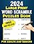 2024 Large Print Word Scramble Puzzles Book For Adults And Se... by Hans Johnson