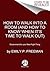 How to Walk into a Room: The Art of Knowing When to Stay and When to Walk Away