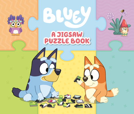 Bluey: A Jigsaw Puzzle Book: Includes 4 Double-Sided Puzzles (Board Book)