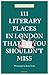 111 Literary Places in Lond...
