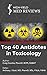 Top 40 Antidotes in Toxicology by Craig Cocchio