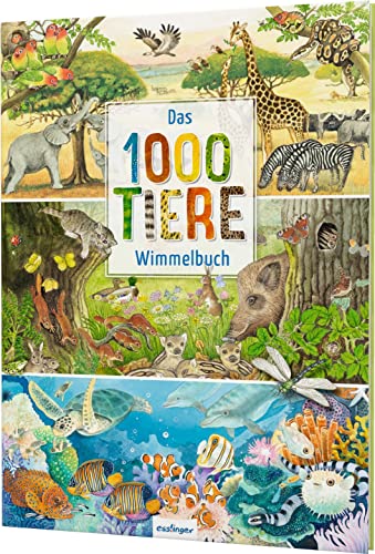 Das 1000 Tiere-Wimmelbuch (Hardcover)