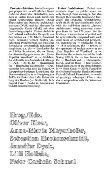 Protest Architecture: Barricades, Camps, Spatial Tactics 1830–2023 (Paperback)