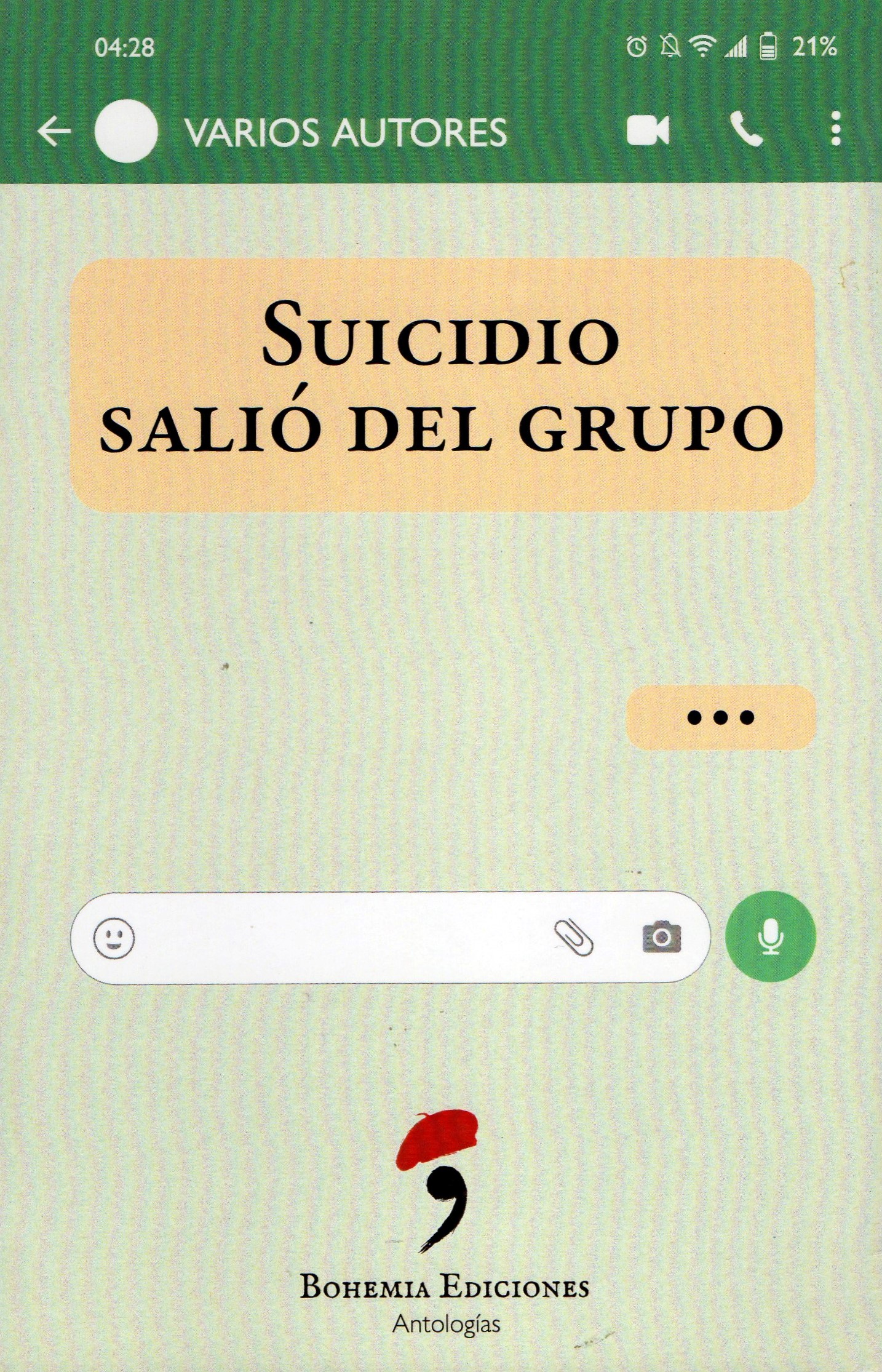Portada de Suicidio salió del grupo, de Various