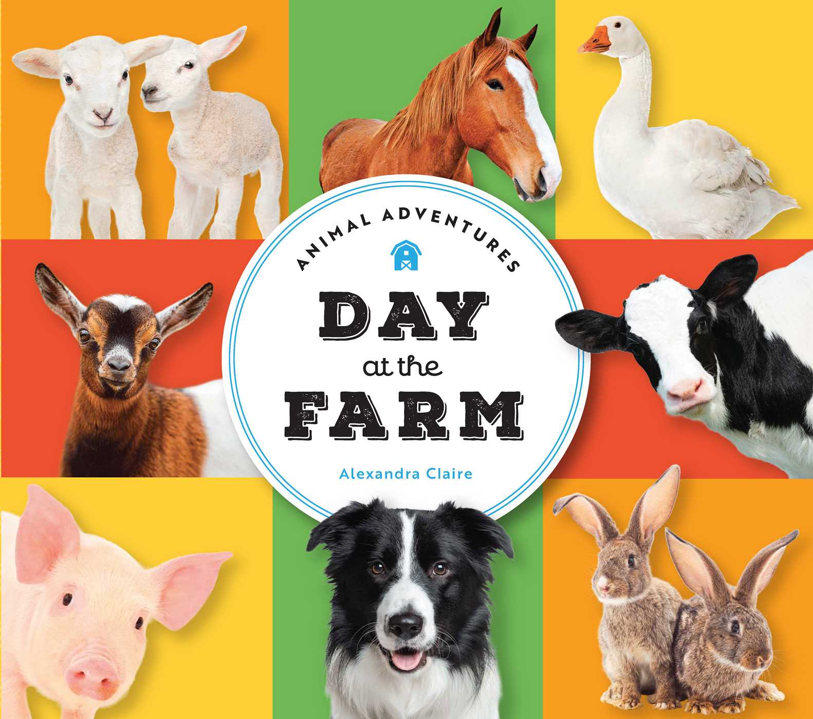 Animal Adventures: Day at the Farm (Board Book)