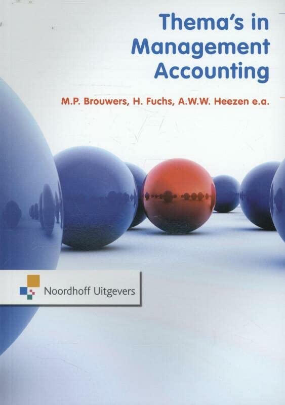 Thema's in management accounting RUG (Paperback)