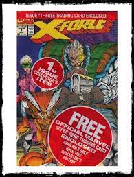 X FORCE #1 polybagged W/DEADPOOL CARD - reverse white variant UNCIRCULATED (X-Force, #1)