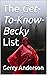 The Get-To-Know-Becky List by Gerry Anderson