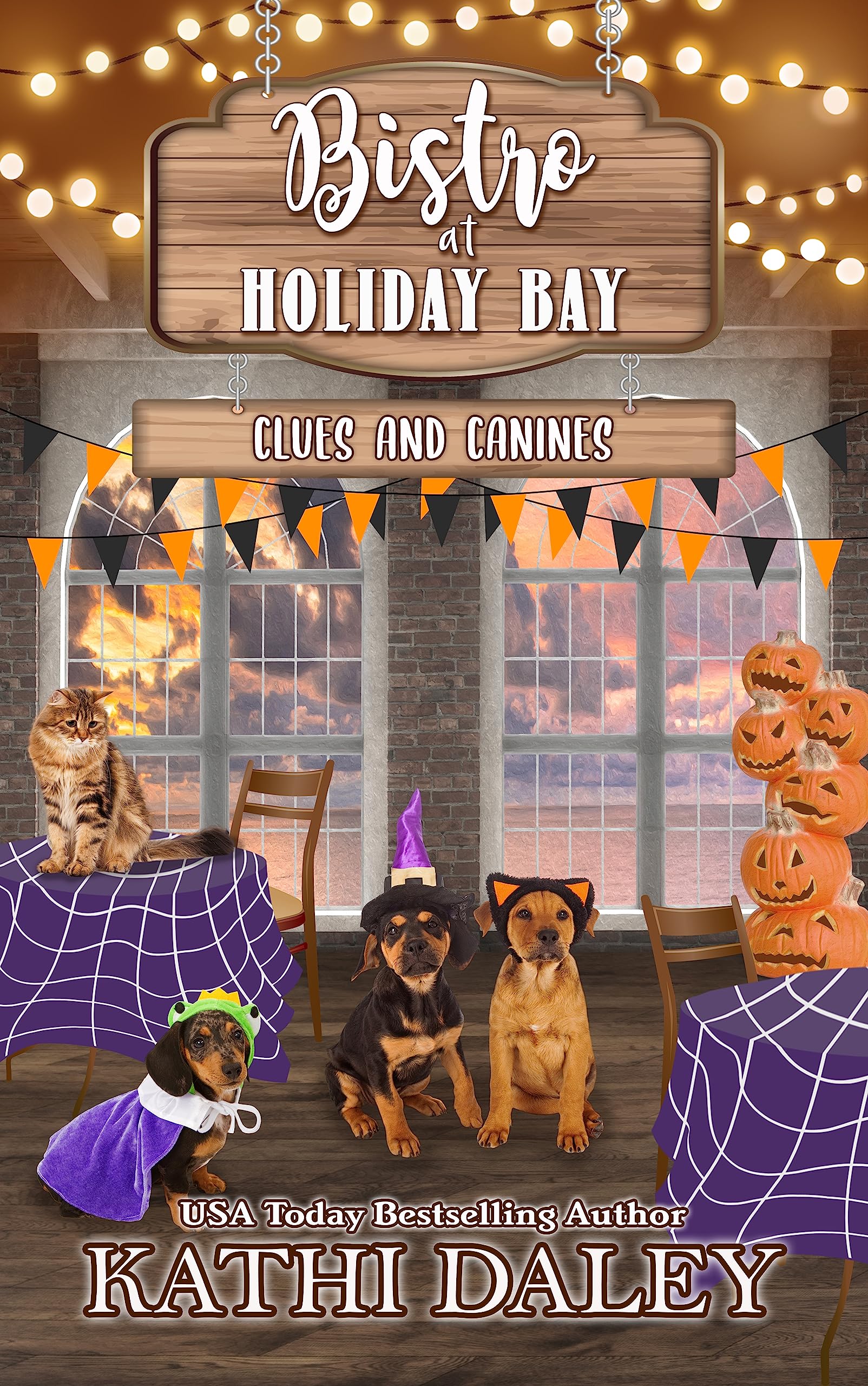 Clues and Canines (The Bistro at Holiday Bay)