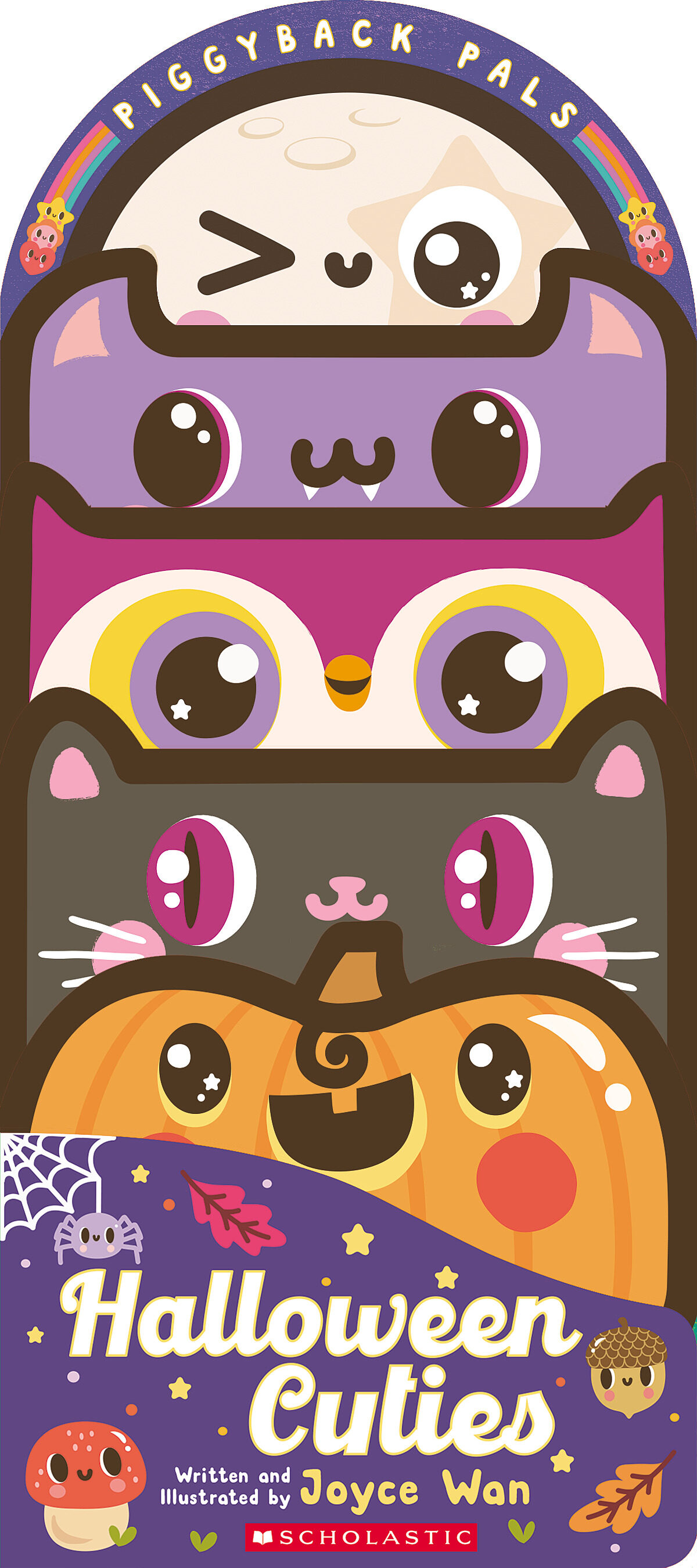 Piggyback Pals: Halloween Cuties (Board Book)