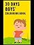 30 Days Boys' Colouring Boo...