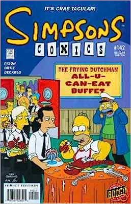 THE SIMPSONS COMICS NO. 142 IT'S CRAB-TACULAR!
