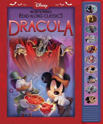 Disney Mickey Mouse and Friends Read-Along Classics – Dracula Interactive Sound Book – Press Buttons to Hear Story Read Aloud - PI Kids