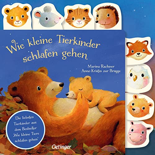Wie kleine Tierkinder schlafen gehen: Das Gute-Nacht-Registerbuch (Board Book)