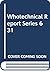 Whotechnical Report Series ...