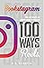 Bookstagram: 100 Ways Reels...