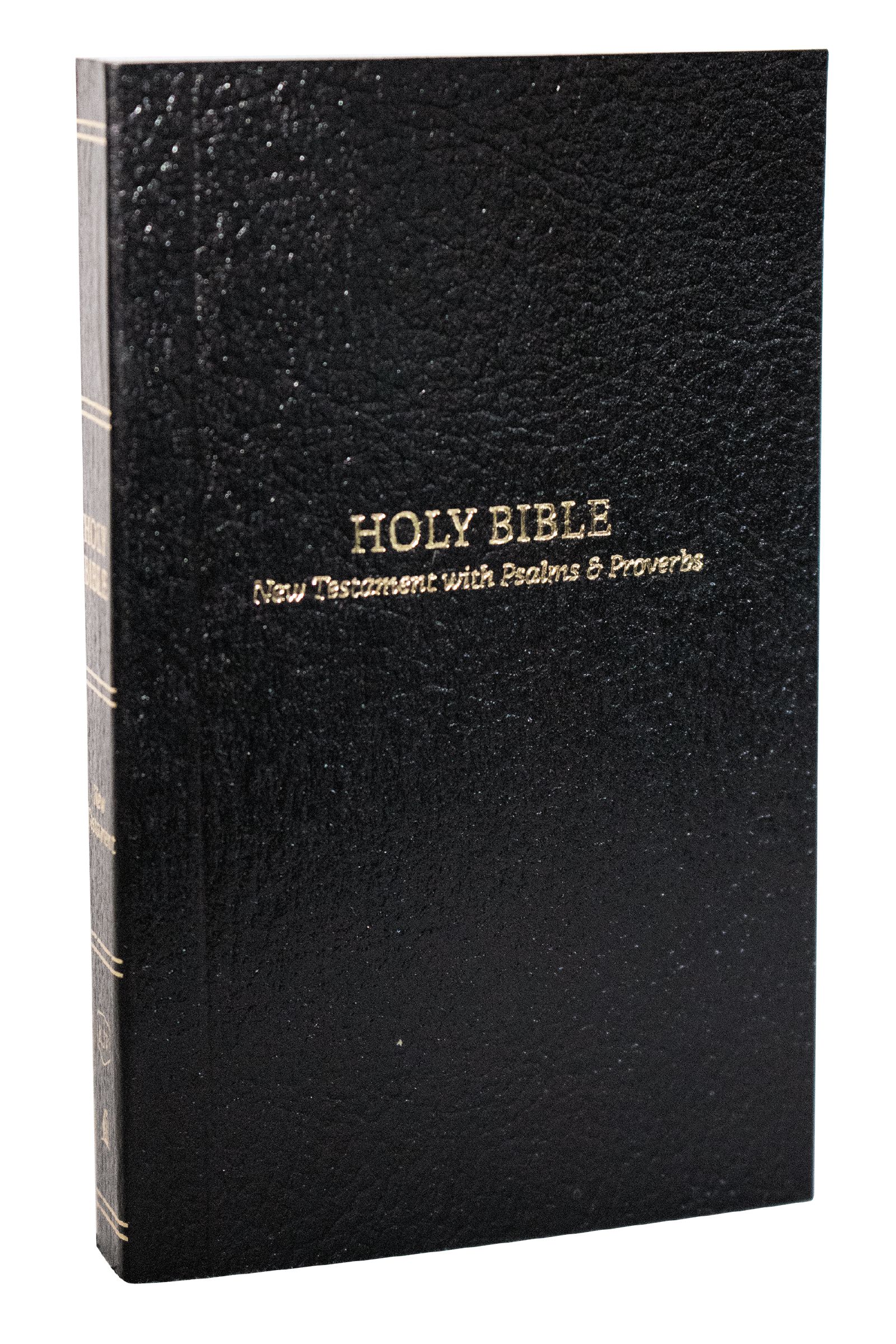 KJV Holy Bible: Pocket New Testament with Psalms and Proverbs, Black Softcover, Red Letter, Comfort Print: King James Version