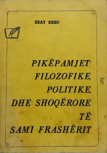 Pikëpamjet filozofike, politike dhe shoqërore të Sami Frashërit