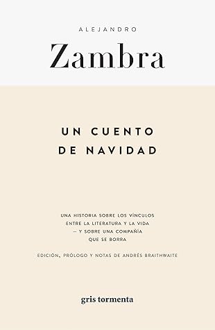 Tapa de Un cuento de Navidad (Alejandro Zambra)