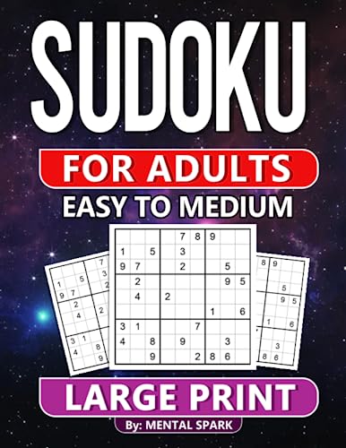 Sudoku for Adults: Over 1000 Easy to Medium Puzzles for Mindful Solving - Unleash Your Inner Sudoku Genius with a Wealth of Engaging Challenges (Paperback)