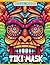Tiki Mask Coloring Book: Am...