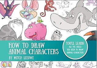 How to draw animal characters by Mitch Leeuwe
