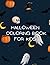 Halloween Coloring Book For...