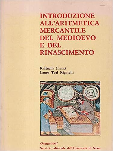 Introduzione all'aritmetica mercantile del Medioevo e del Rinascimento