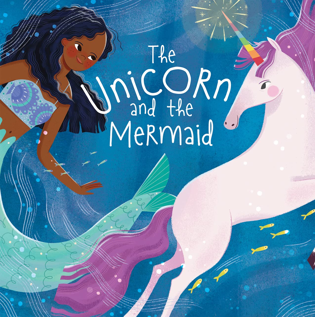 The Unicorn and the Mermaid (Library Binding)