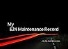 My E24 Maintenance Record: by My Auto Chronicles (My Maintenance Records by My Auto Chronicles)